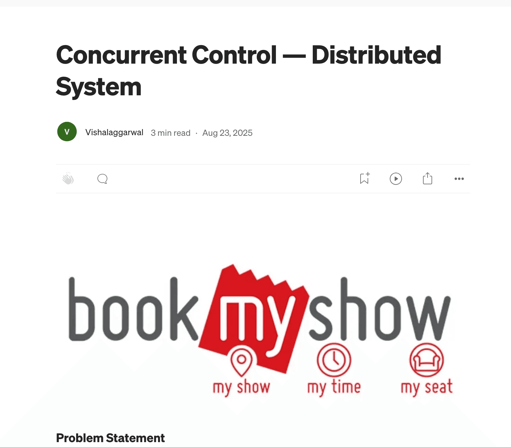 Concurrent Control in Distributed Systems