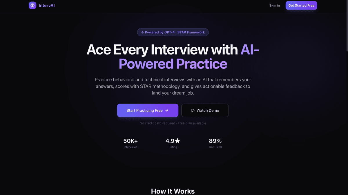 IntervAI – Mock Interviewer Platform