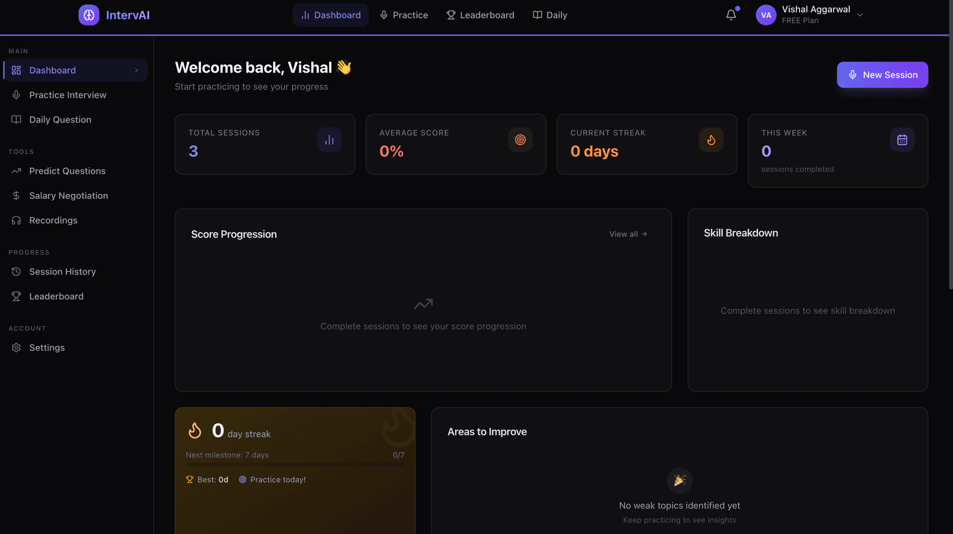 IntervAI – Mock Interviewer with Memory screenshot 3